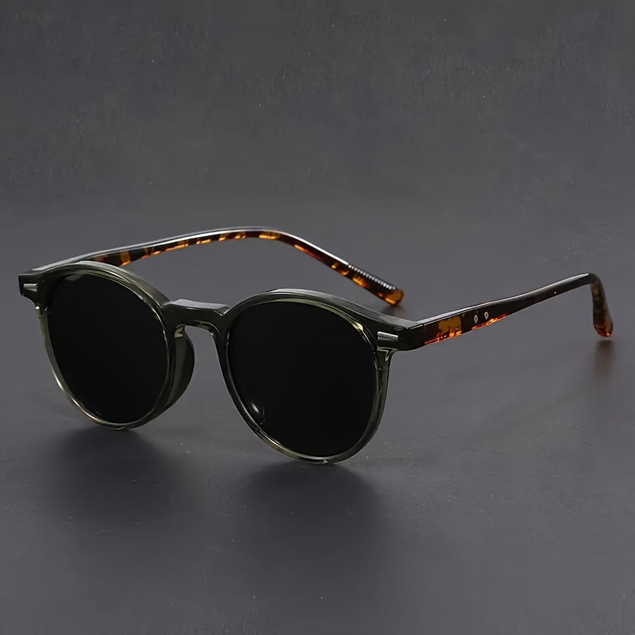 Emeja | Zonnebril voor Mannen RetroView – Ronde Schildpadbril met Lichtgewicht Frame