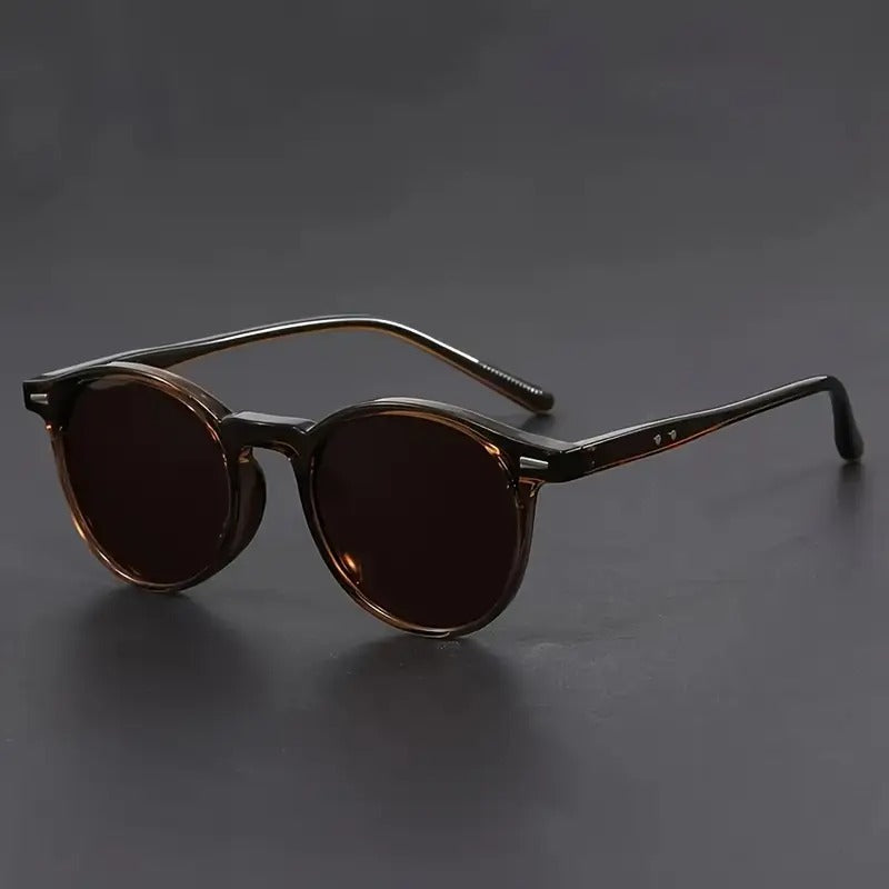 Emeja | Zonnebril voor Mannen RetroView – Ronde Schildpadbril met Lichtgewicht Frame