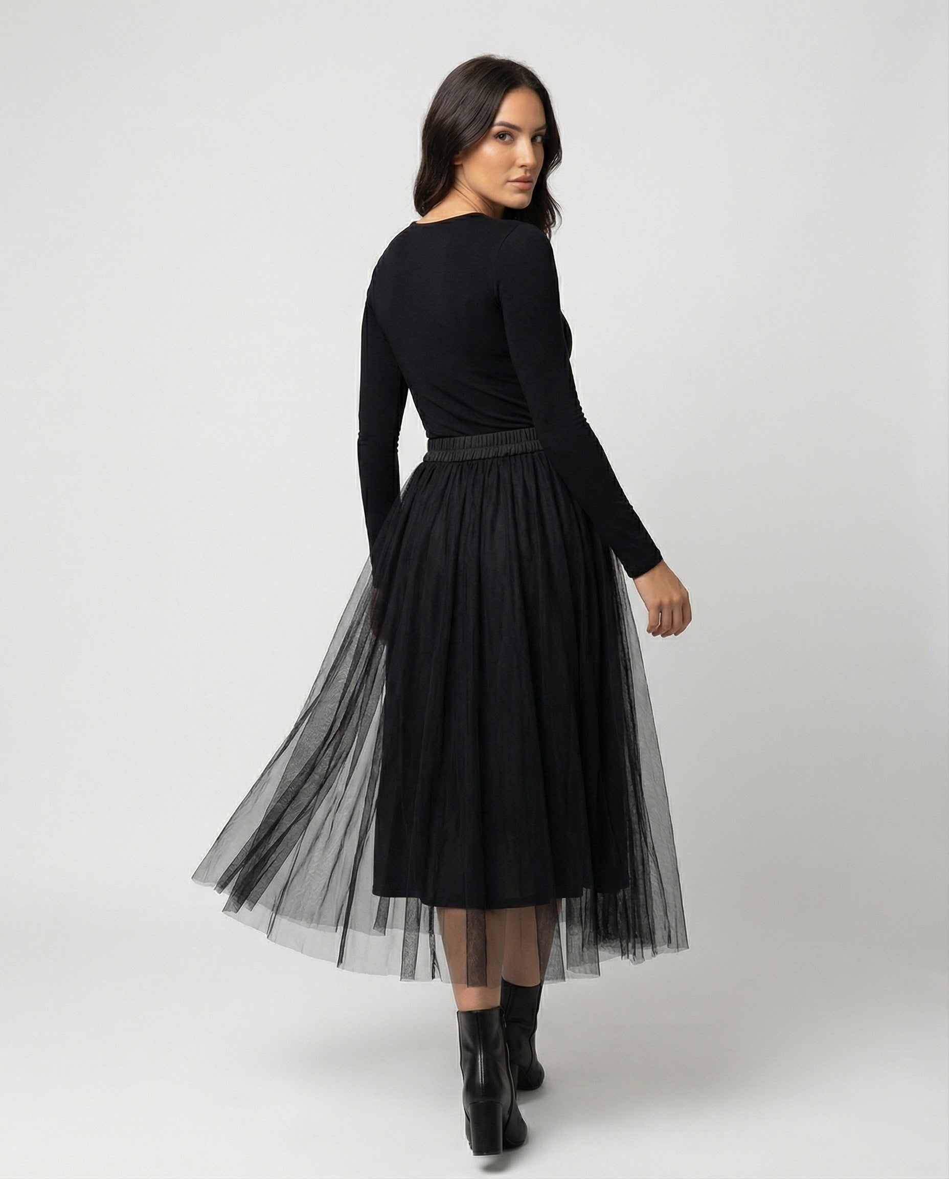 Enkellange Rok met Hoge Taille
