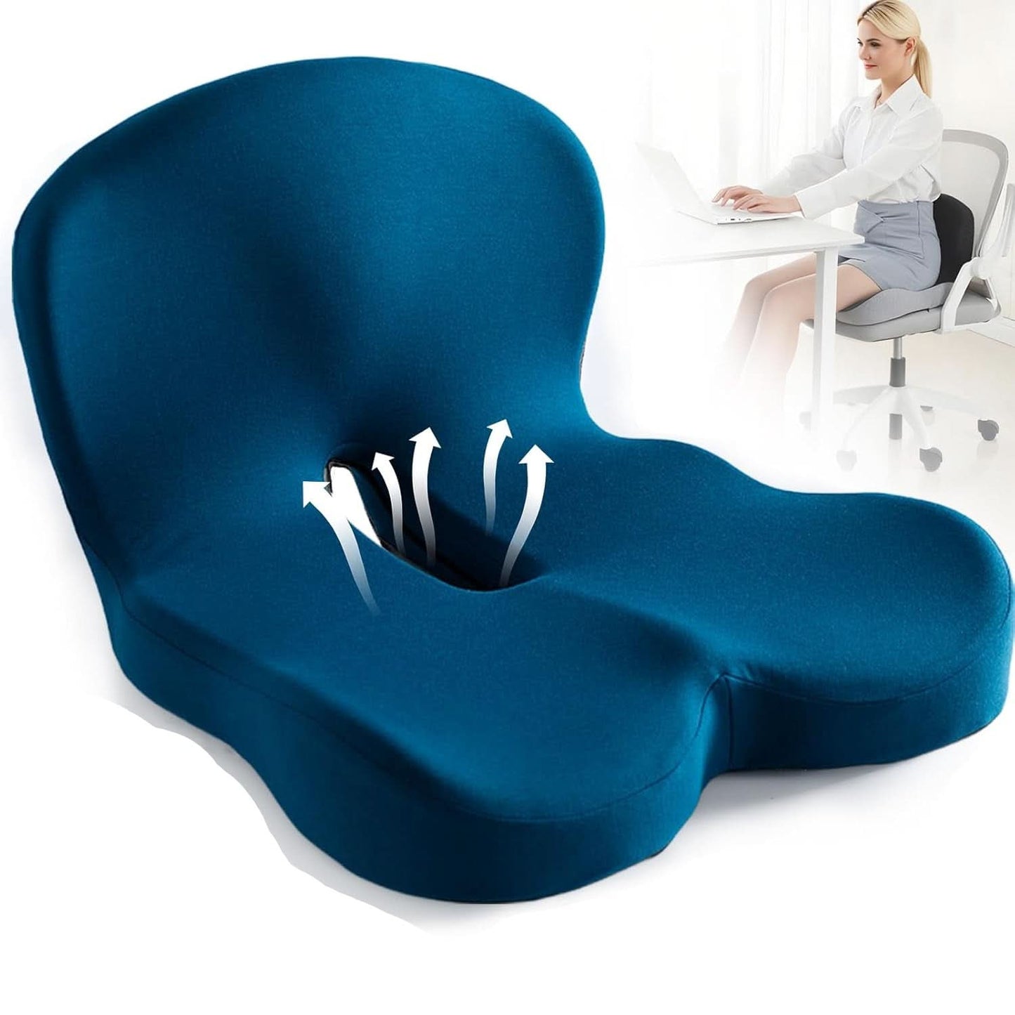 ERGOCOMFORT PAD – Premium Geheugenfoam Kussen voor Houding & Comfort