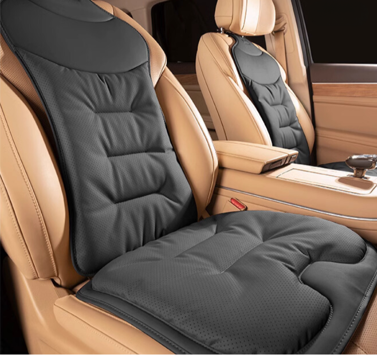 Ergonomisch Autostoelkussen met Lendensteun – Ademend en Comfortabel, Verlicht Rugpijn Tijdens het Rijden