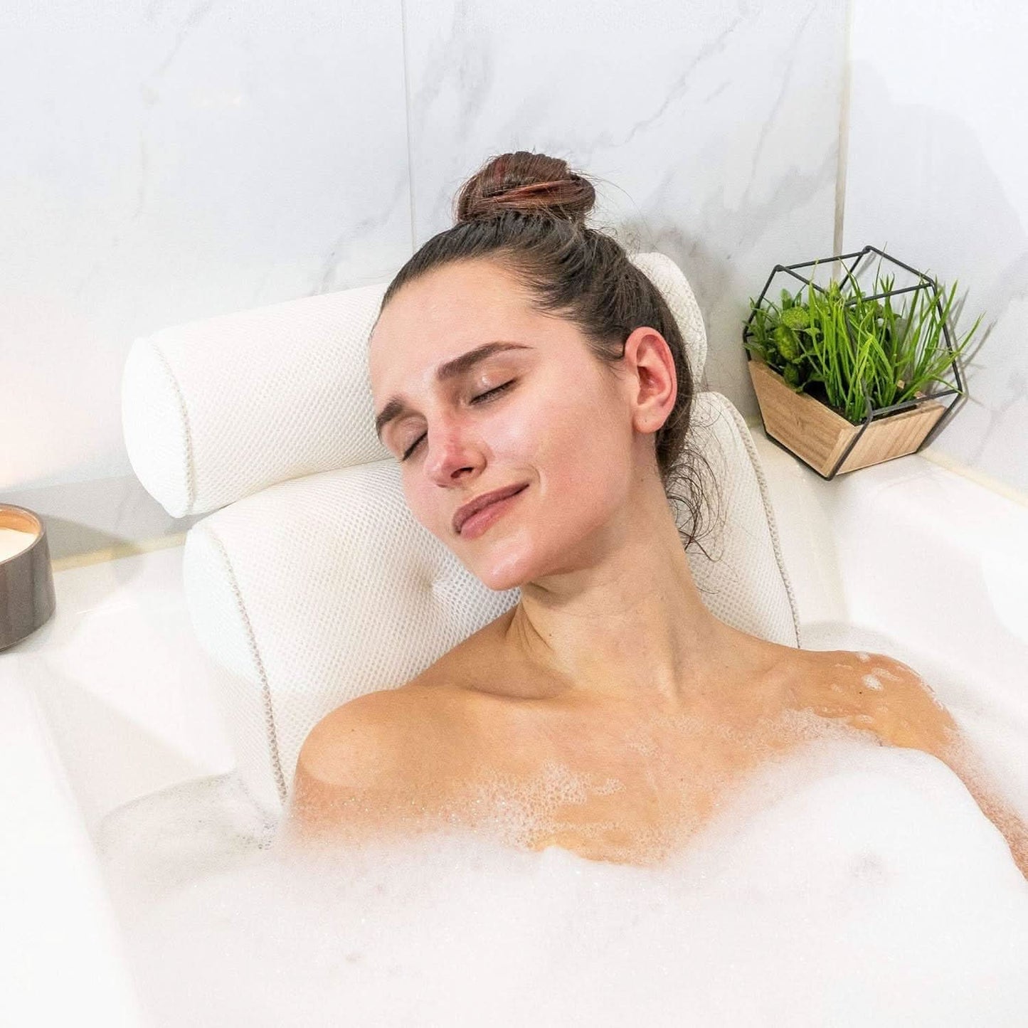 ERGORELAX Badkussen – Ergonomisch en Comfortabel voor een Luxe Badervaring