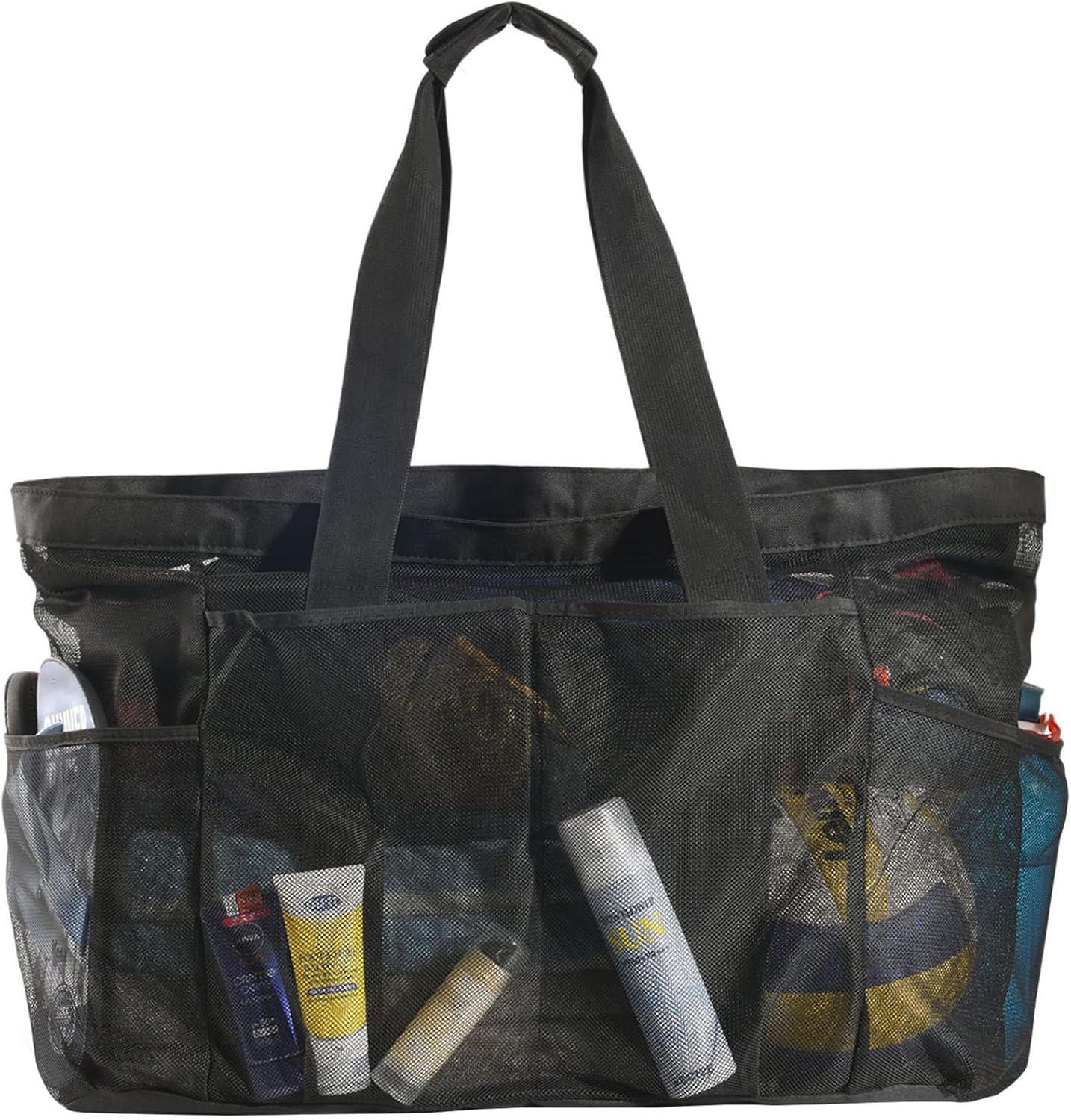 Extra-Grote Mesh Strandtas met Rits – Zandbestendige Draagtas