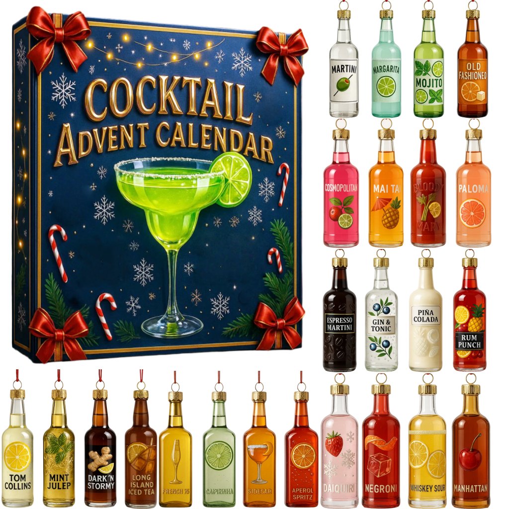 Feestelijke cocktail-adventskalender - Drankjes-aftelkalender