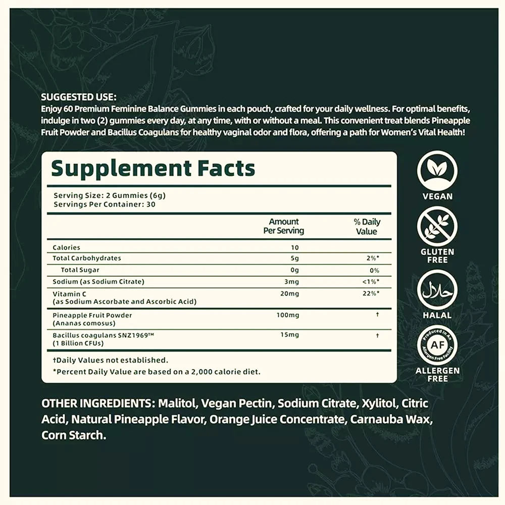 FemVera - Premium pH-Balancerende Gummies voor Innerlijke Frisheid en Welzijn