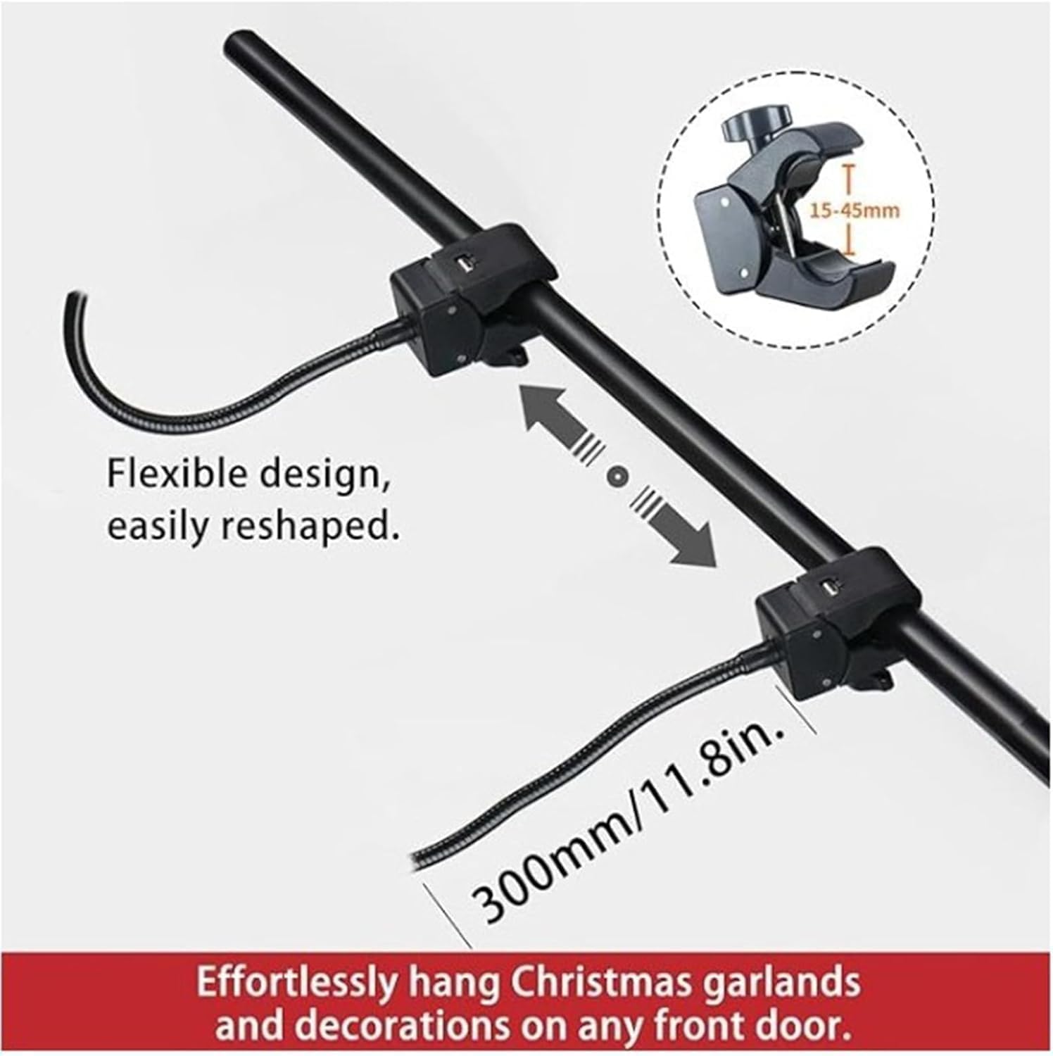 FestivaGrip™ — Beveilig Je Feestvreugde met Moeiteloze, Prachtige Deurdecoratie