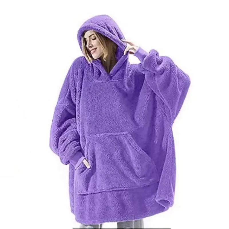 Fleece huisponcho