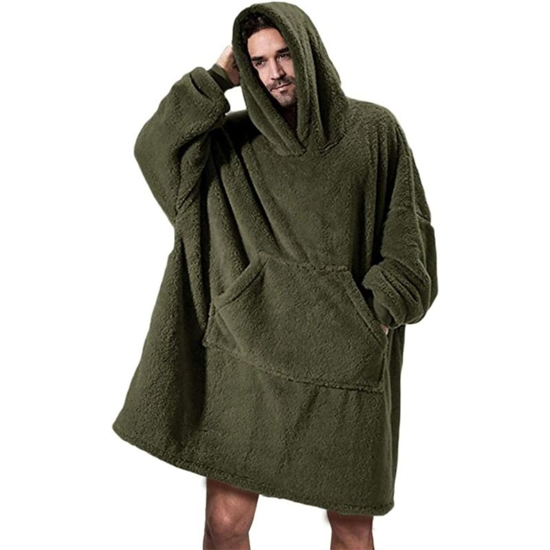 Fleece huisponcho