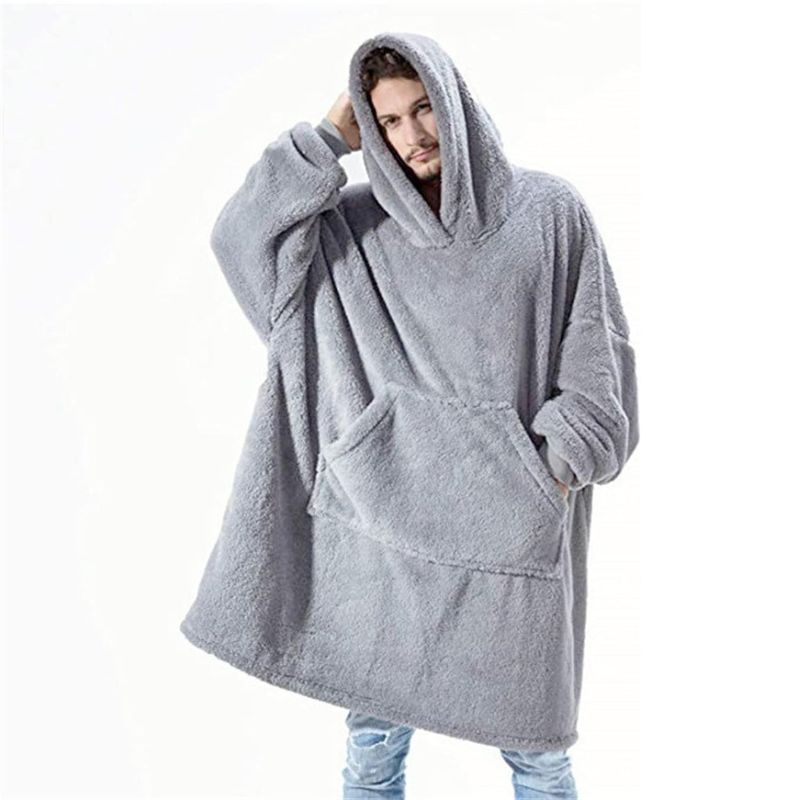 Fleece huisponcho