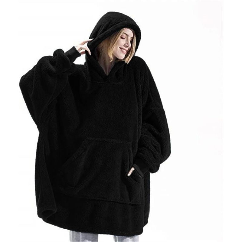 Fleece huisponcho