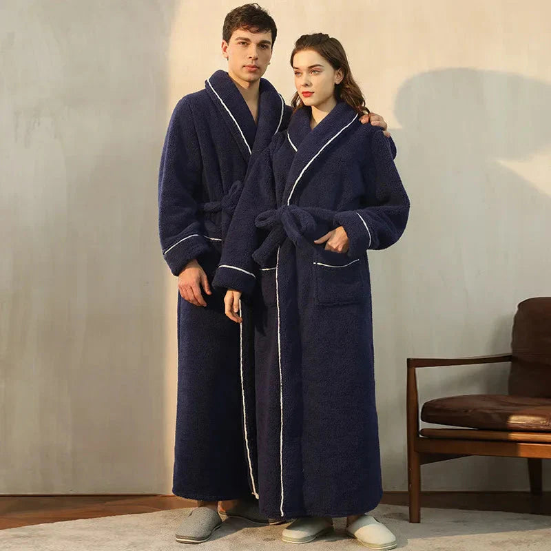 FleeceComfort - Winterbadjas in Flanel