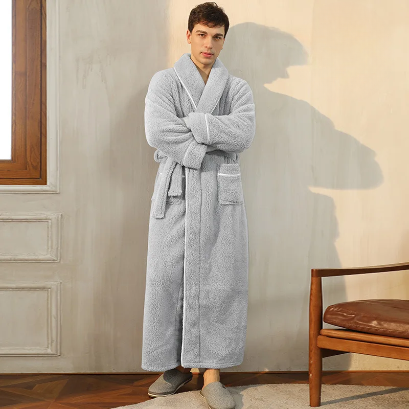 FleeceComfort - Winterbadjas in Flanel