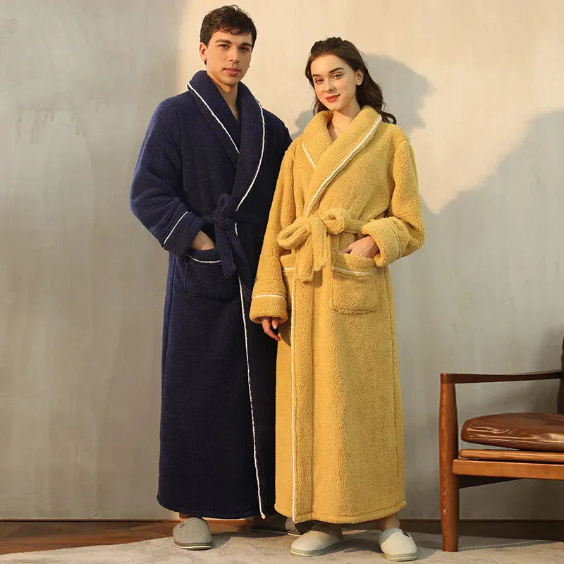 FleeceComfort - Winterbadjas in Flanel