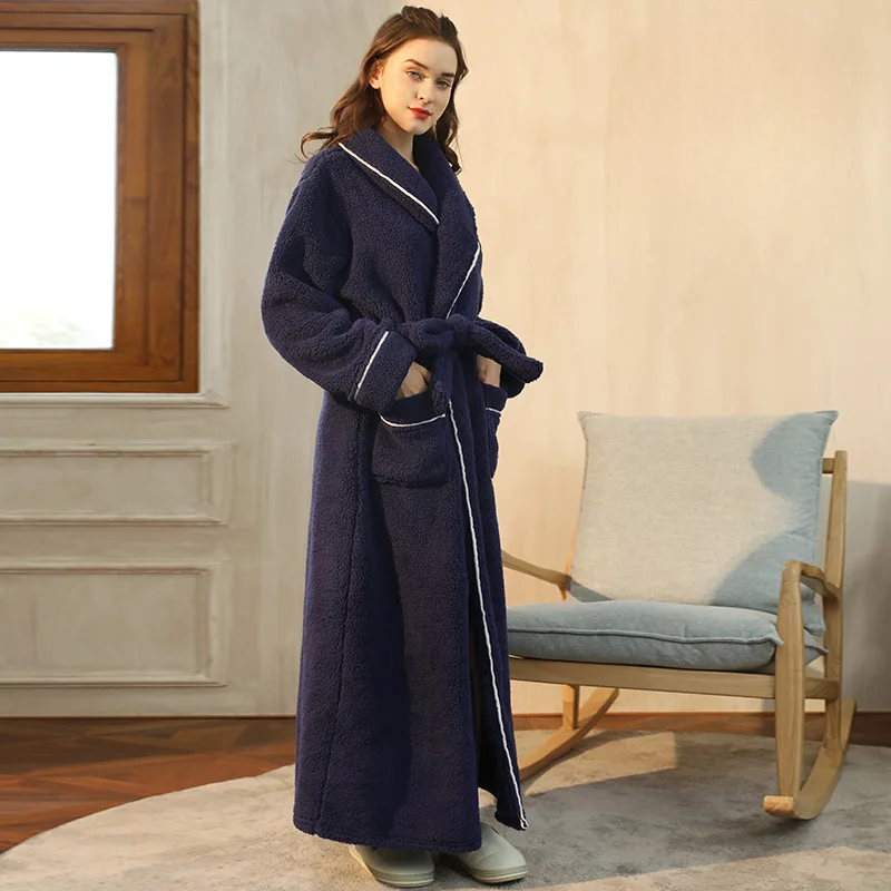 FleeceComfort - Winterbadjas in Flanel