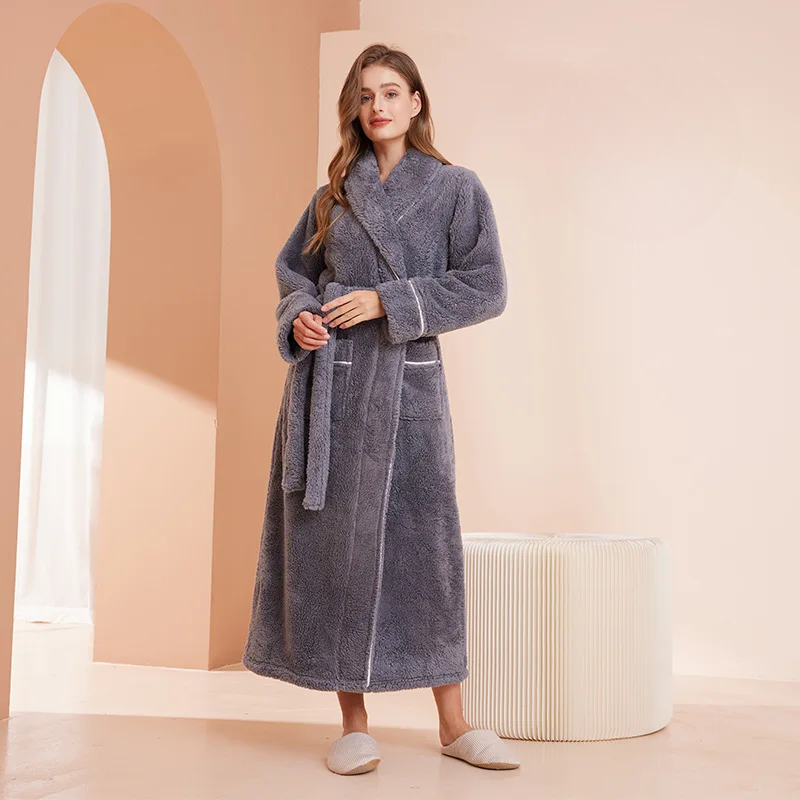 FleeceComfort - Winterbadjas in Flanel
