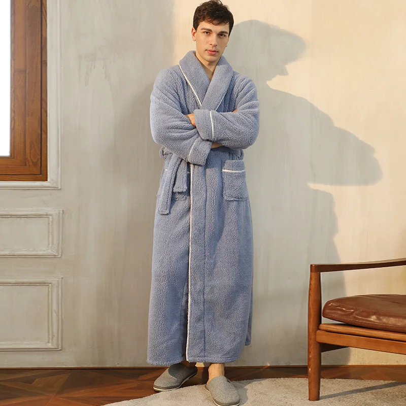 FleeceComfort - Winterbadjas in Flanel