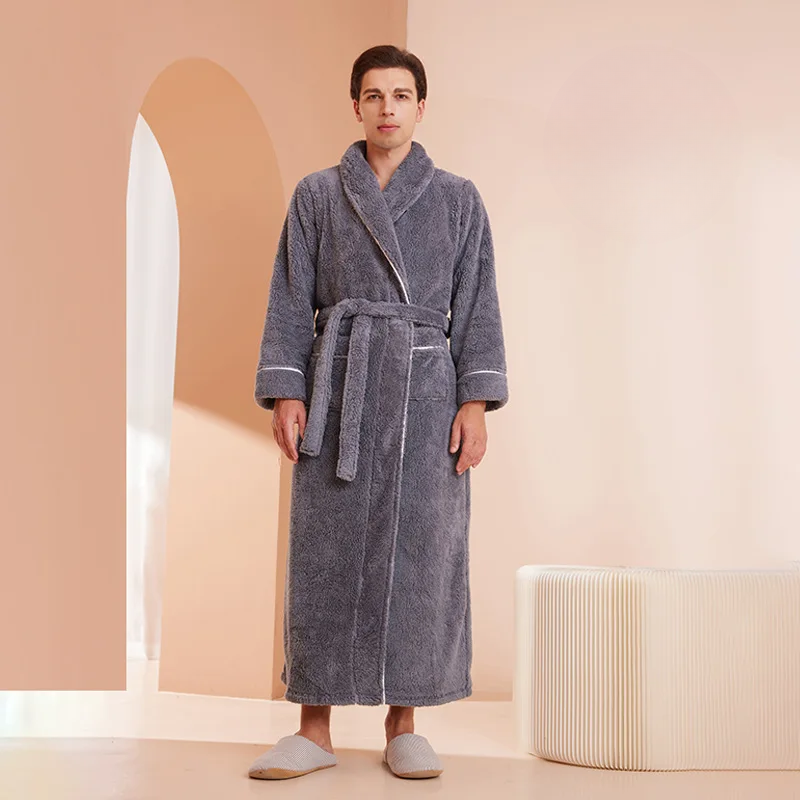 FleeceComfort - Winterbadjas in Flanel