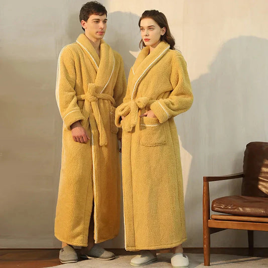 FleeceComfort - Winterbadjas in Flanel