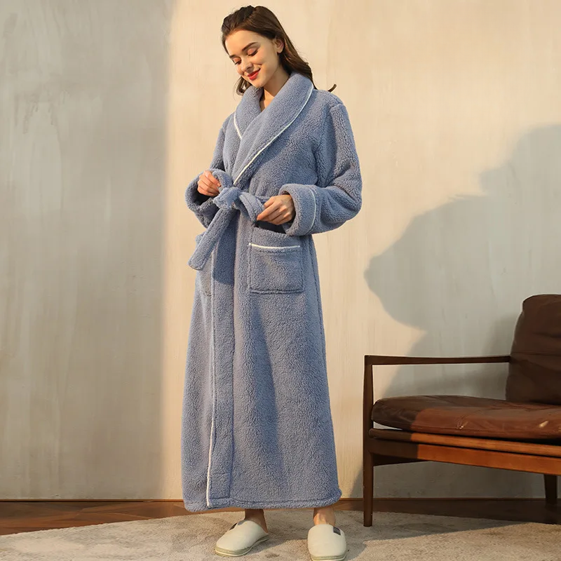 FleeceComfort - Winterbadjas in Flanel
