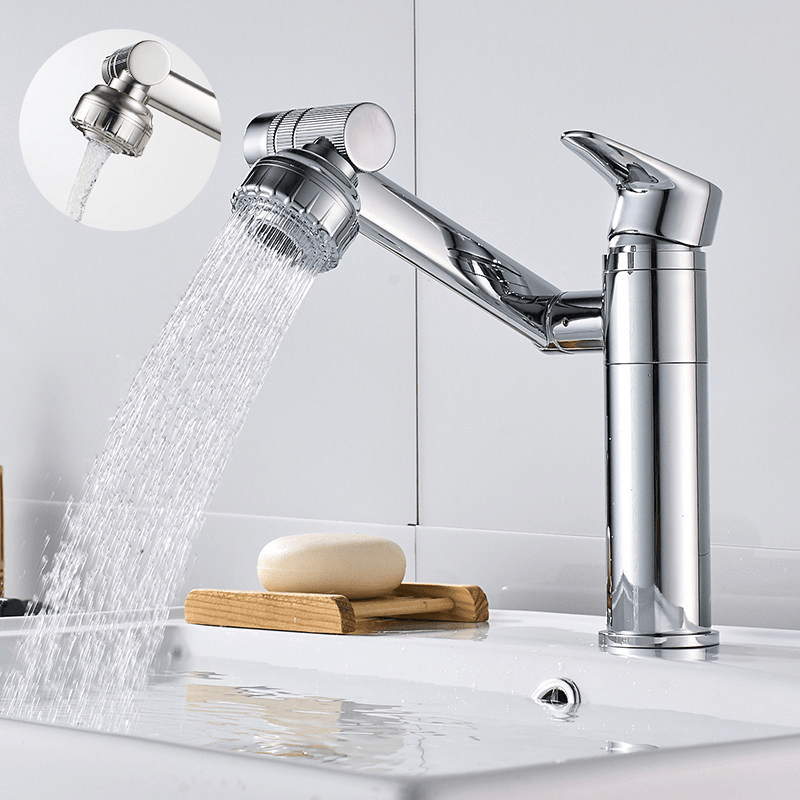 FLEXISPOUT - Flexibele 360° Kraan met Sprayfunctie voor Wasbakken