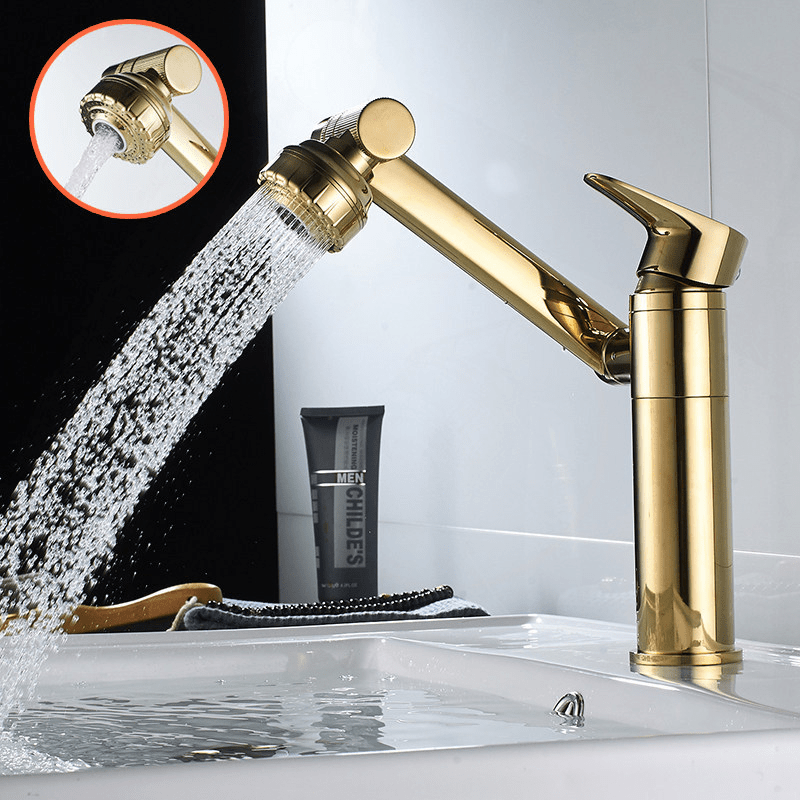 FLEXISPOUT - Flexibele 360° Kraan met Sprayfunctie voor Wasbakken