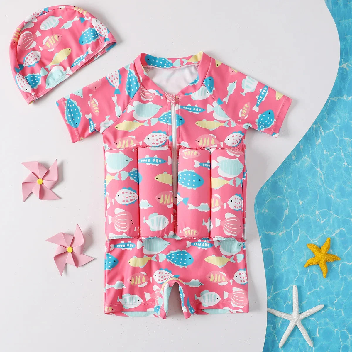 FloatEase | Het ontwerp van deze zwemkleding stelt uw kind in staat om moeiteloos te drijven.