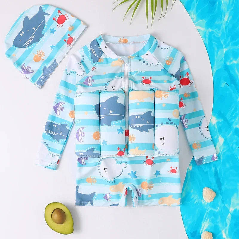 FloatEase | Het ontwerp van deze zwemkleding stelt uw kind in staat om moeiteloos te drijven.