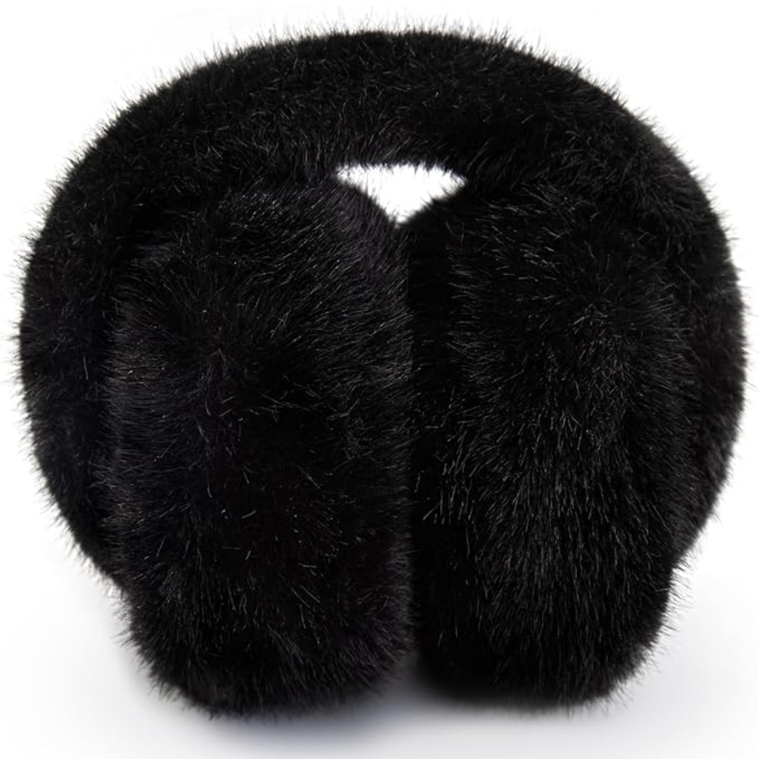 Fluffy Vouwbare Nepbont Winter Oorwarmers - FauxSnugs