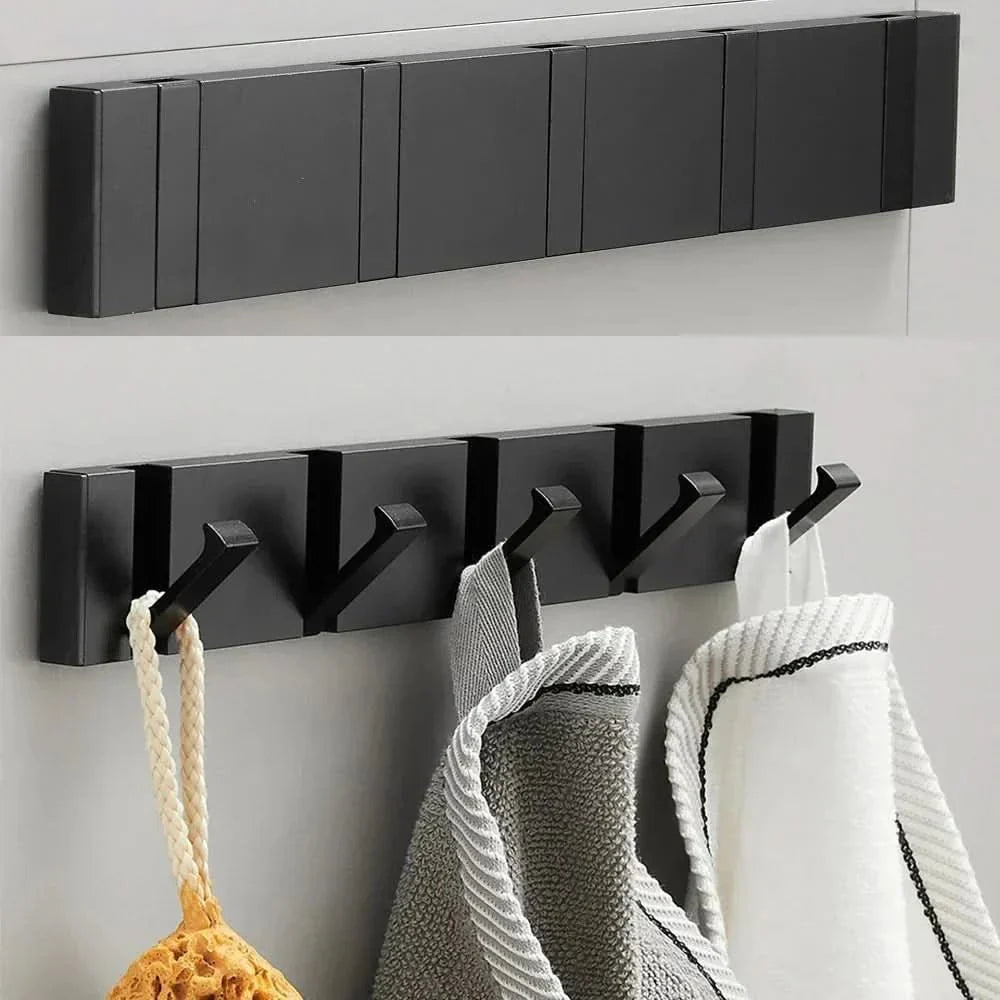 FOLDHOOK – Elegante Wandhaak met Vouwbaar Ontwerp voor Ruimtebesparende Organisatie