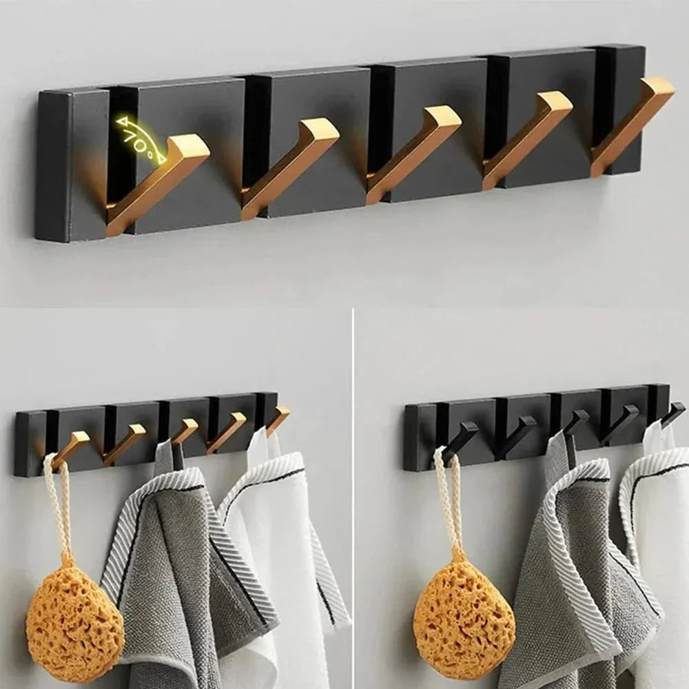 FOLDHOOK – Elegante Wandhaak met Vouwbaar Ontwerp voor Ruimtebesparende Organisatie