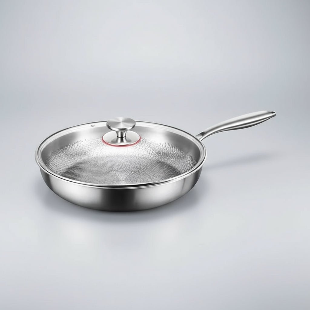 FORGEON – Titanium Gehamerde Anti-aanbak Koekenpan voor Inductiekookplaten en Dagelijks Koken