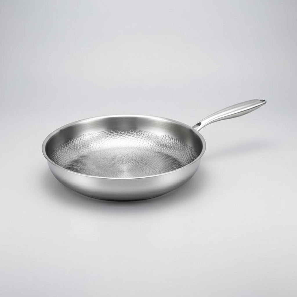FORGEON – Titanium Gehamerde Anti-aanbak Koekenpan voor Inductiekookplaten en Dagelijks Koken