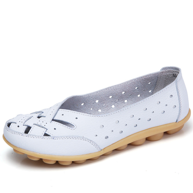 FrenchMinia - Ultra-comfortabele leren ballerina's voor de herfst