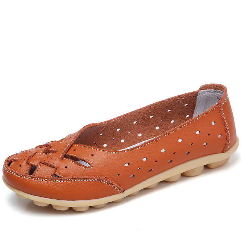 FrenchMinia - Ultra-comfortabele leren ballerina's voor de herfst