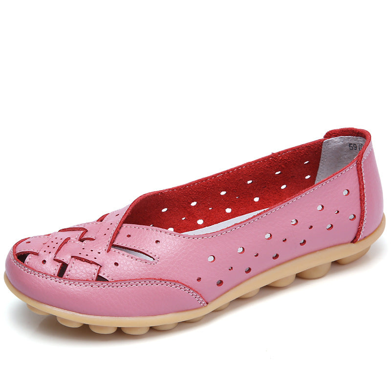 FrenchMinia - Ultra-comfortabele leren ballerina's voor de herfst