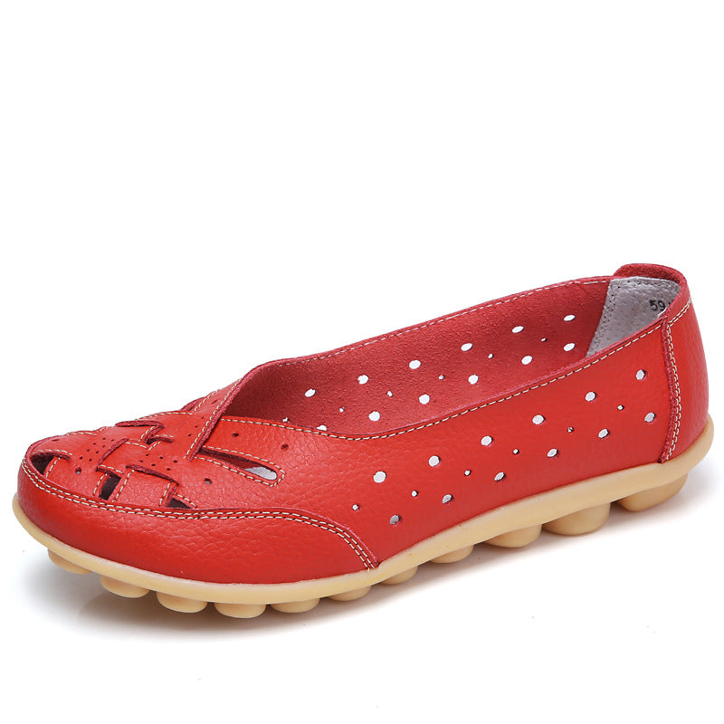 FrenchMinia - Ultra-comfortabele leren ballerina's voor de herfst