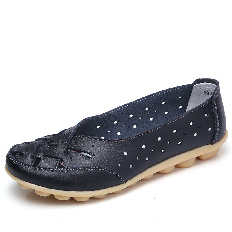 FrenchMinia - Ultra-comfortabele leren ballerina's voor de herfst