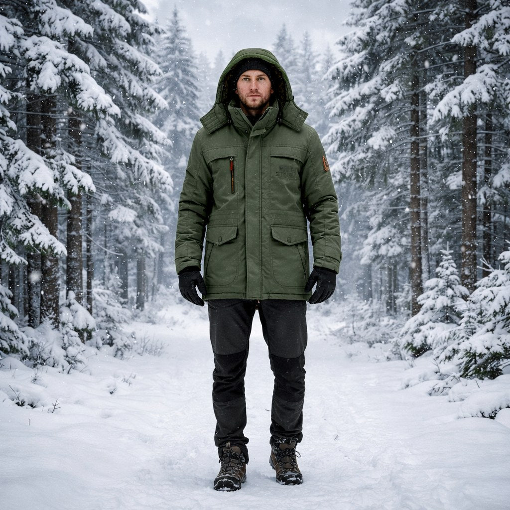 FROSTGUARD – Gevoerde Parka voor Warmte en Bescherming op Koude Dagen
