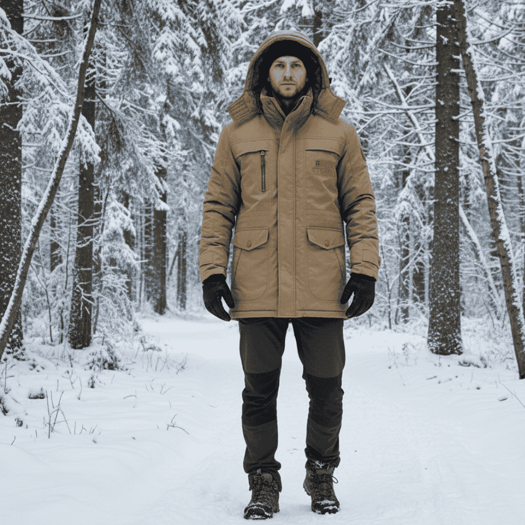 FROSTGUARD – Gevoerde Parka voor Warmte en Bescherming op Koude Dagen