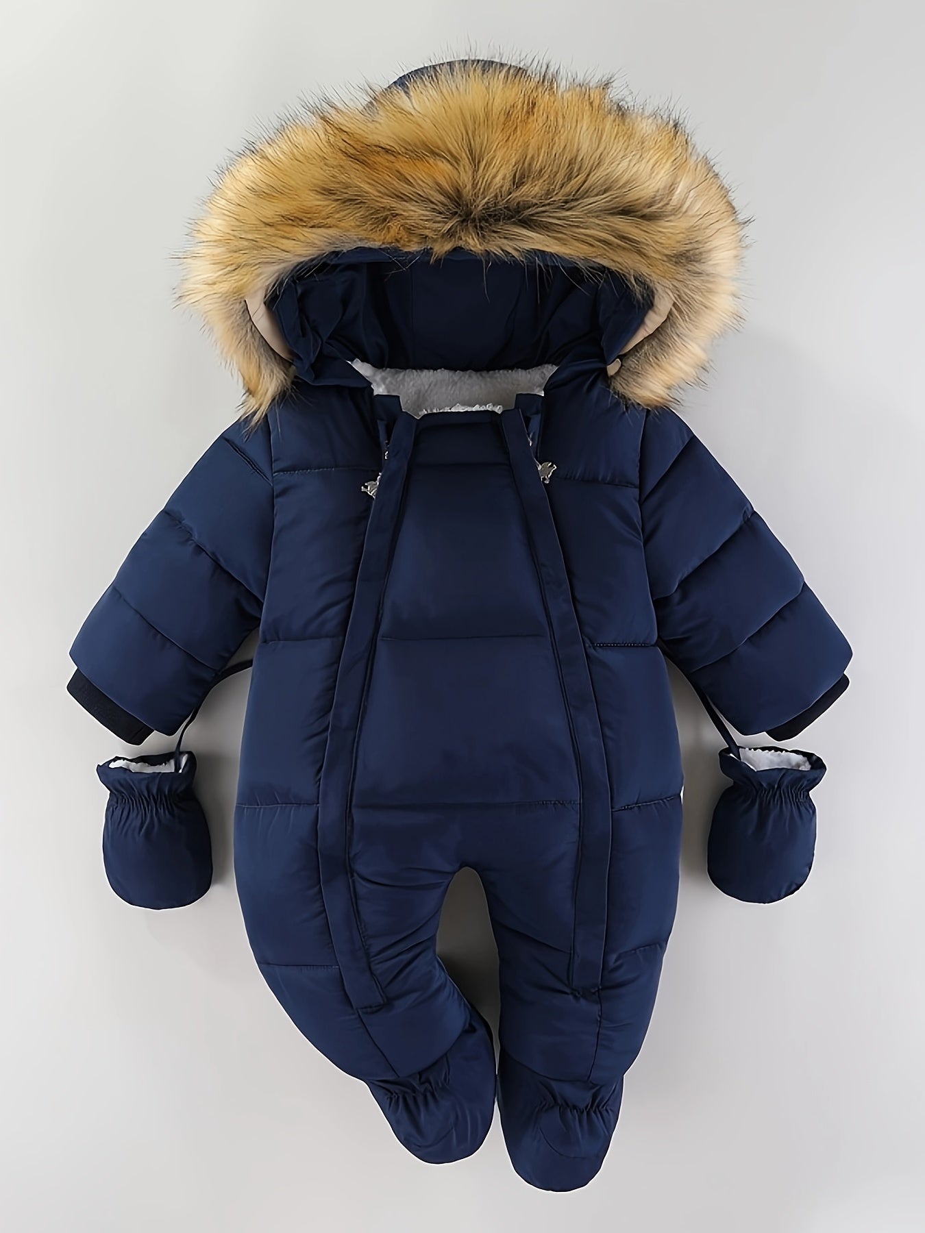 Frosty Baby Slaappak - Luxe Winter Slaappak met Kap voor de Koudere Maanden