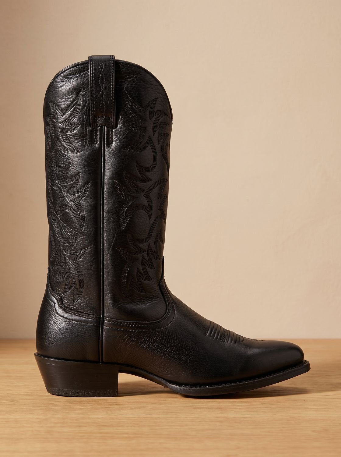Geborduurde halfhoge cowboylaarzen met blokhak voor dames