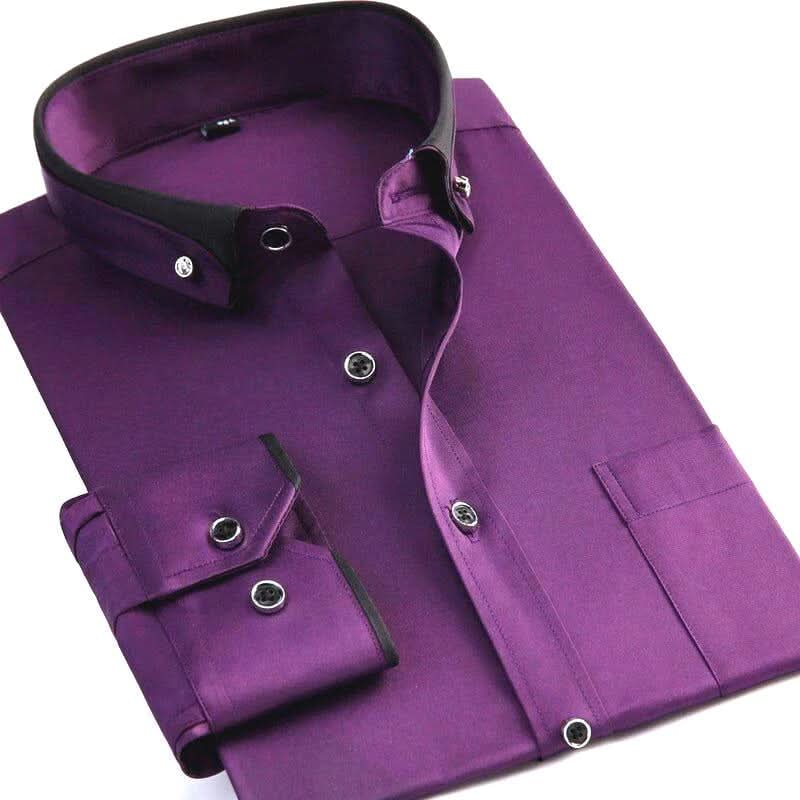 GENTLEFORM SHIRT - Elegant overhemd met lange mouwen voor mannen met comfort en stijl