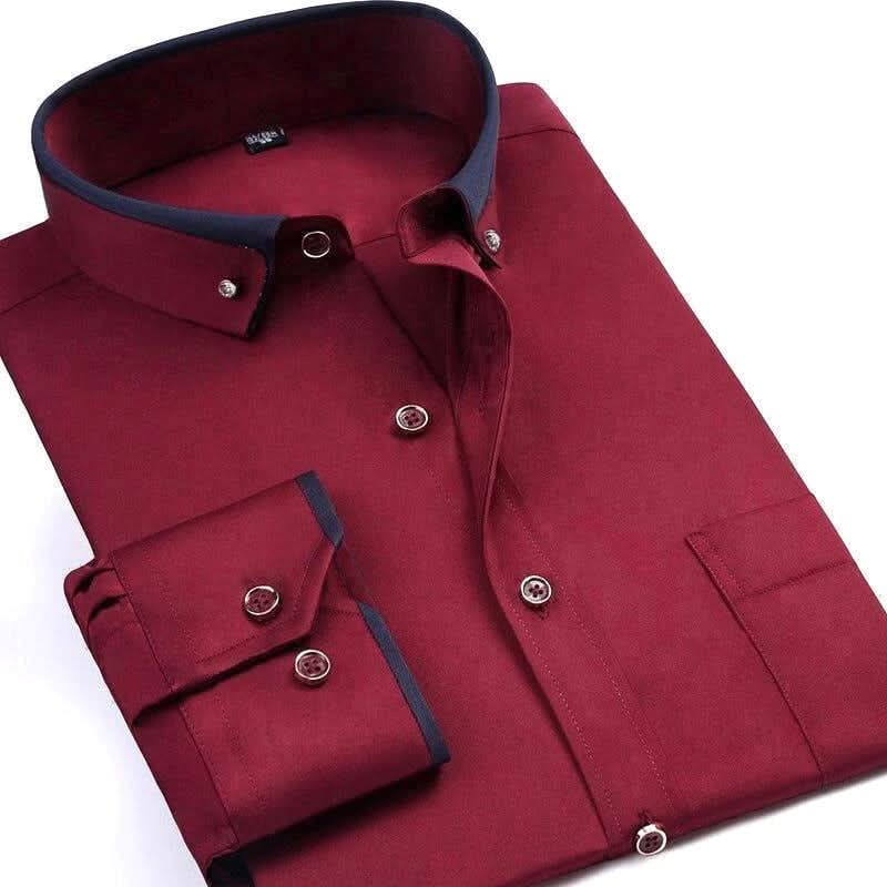 GENTLEFORM SHIRT - Elegant overhemd met lange mouwen voor mannen met comfort en stijl