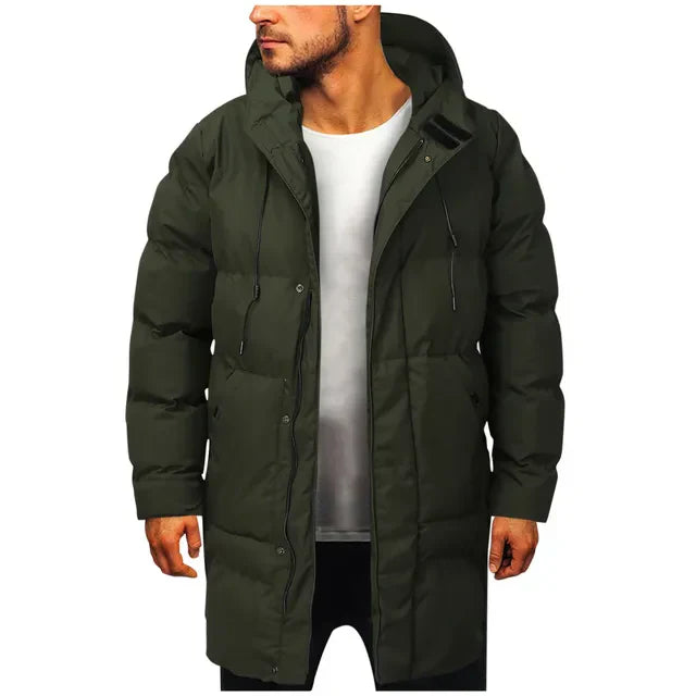 Gequiltede Parka voor Mannen met Kap, Ultra-Warm en Stijlvol