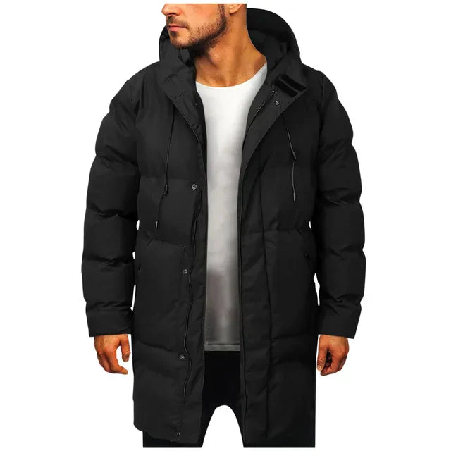 Gequiltede Parka voor Mannen met Kap, Ultra-Warm en Stijlvol