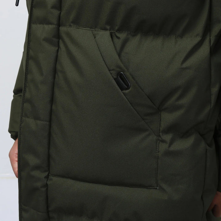 Gequiltede Parka voor Mannen met Kap, Ultra-Warm en Stijlvol