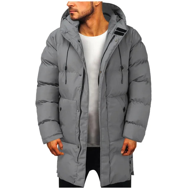 Gequiltede Parka voor Mannen met Kap, Ultra-Warm en Stijlvol