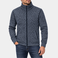 Gevoerd vest met doorlopende ritssluiting