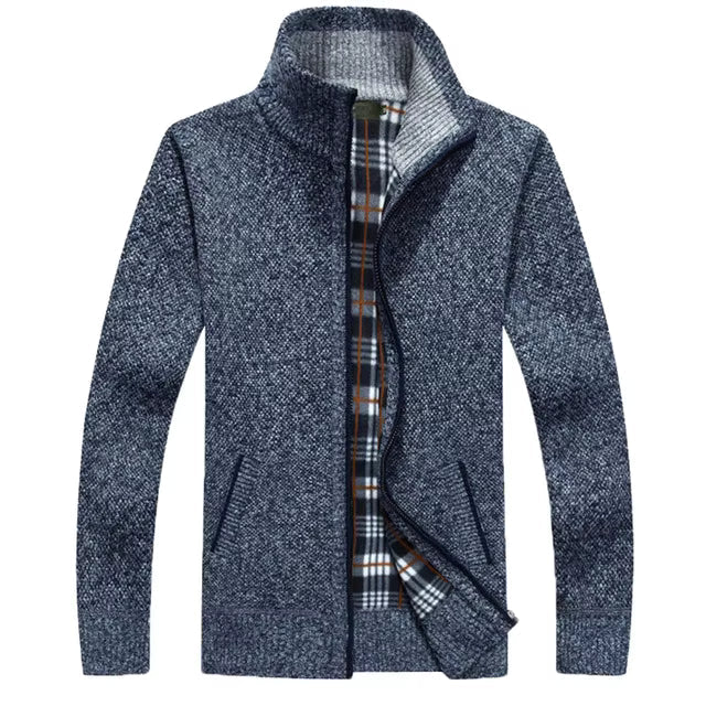 Gevoerd vest met doorlopende ritssluiting