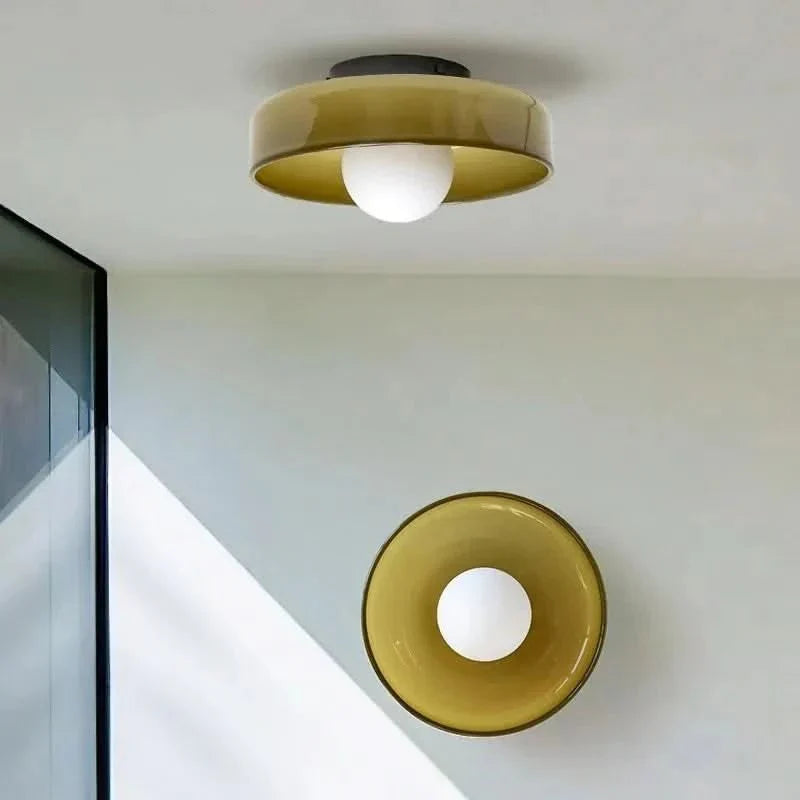 GLASSGLOW Plafondlamp – Scandinavisch Glazen Ontwerp voor Stijlvolle Verlichting